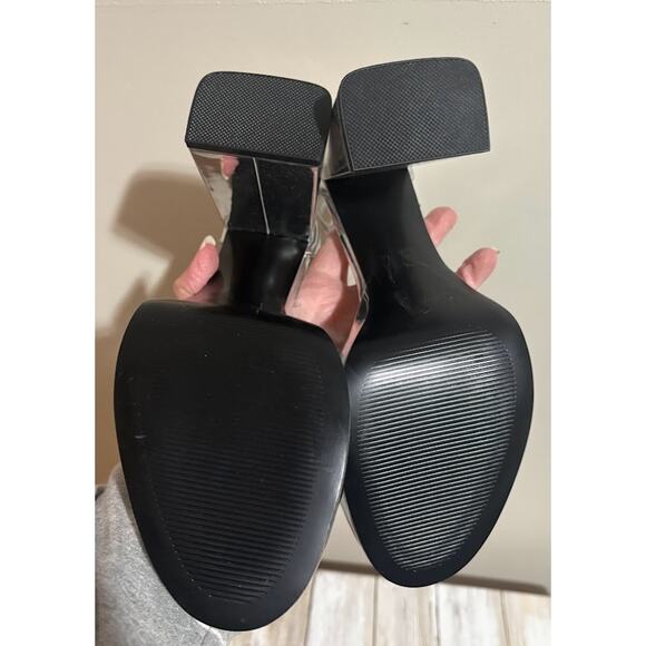 Steve Madden Women's Veronika Silver Platform Sandal Size 9M NWB - Picture 6 of 9